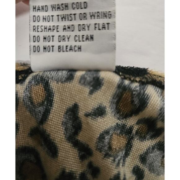 Vintage Leopard Costume Dress Maxi Sleeveless Dress Halloween Glam Size 8/10 - Picture 7 of 8